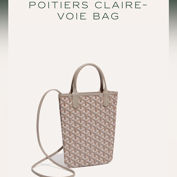 NEW LIMITED EDITION POITIERS GOYARD PINK GREGE - Picture 3 of 13
